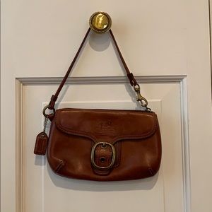 Gently Used Coach Brown Wristlet